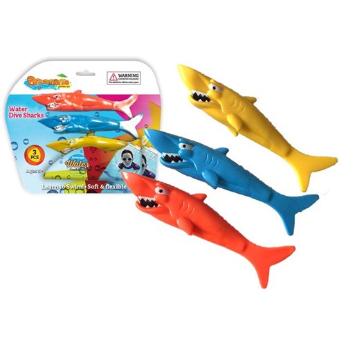 Water Dive Sharks 3pk