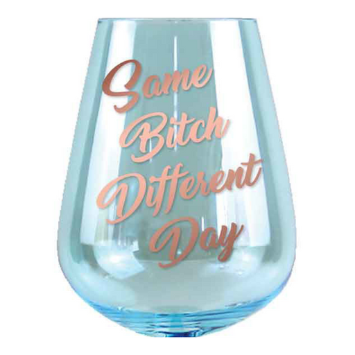 Ronis Same Bitch Different Day Stemless Glass 13cm 600ml 2pk