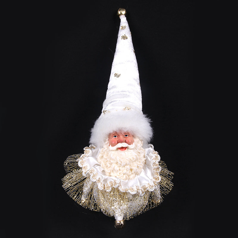Ronis Santa Lux Ornament 30cm Ivory and Gold