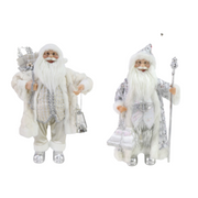 Ronis Santa Figurine Deluxe Snow King 60cm Assorted