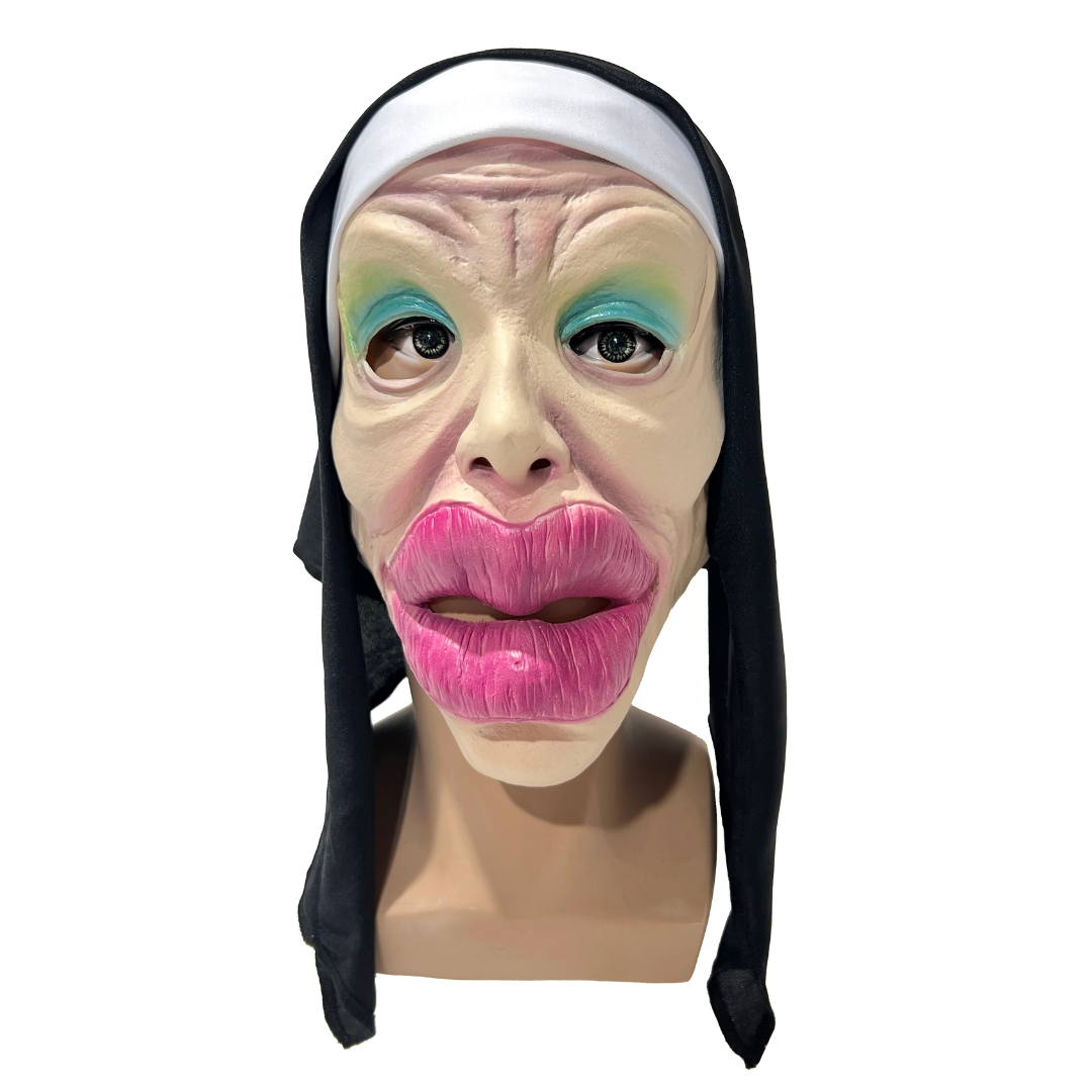 Botched Mask Botched Faced Nun Latex Mask — Ronis