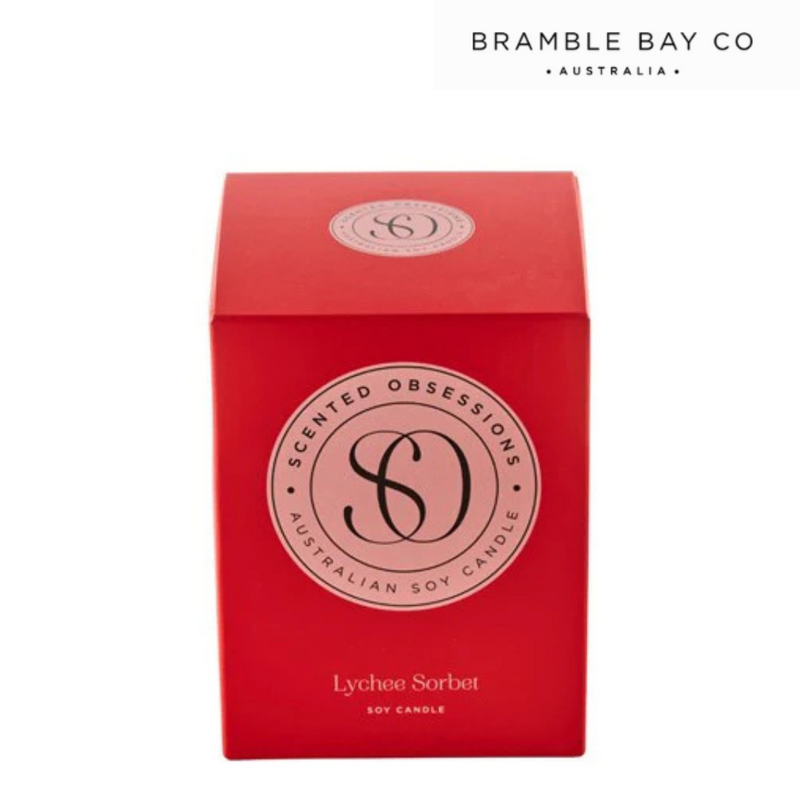 Ronis Scented Obsessions Candle Lychee Peony 300g