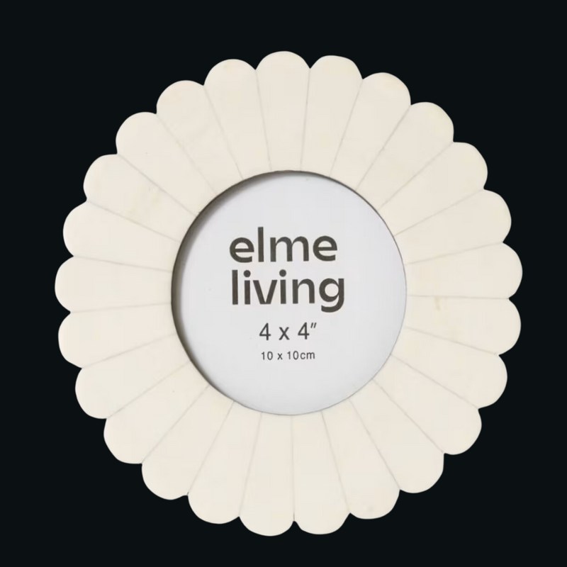 Senan 4x4in square photo frame cream 18x2x18cm for Instagram style pictures