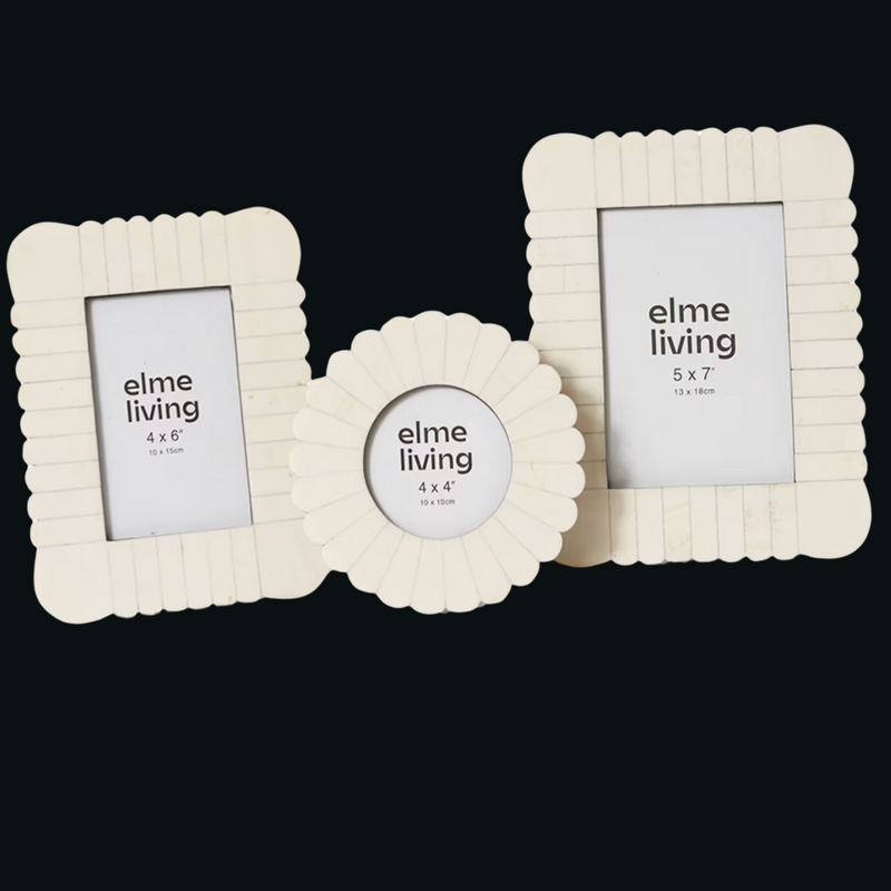 Senan 4x4in square photo frame cream 18x2x18cm for Instagram style pictures