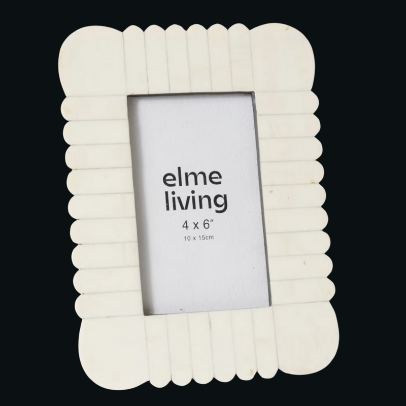 Senan 4x6in photo frame cream 18x2x23cm for 10x15cm pictures and prints