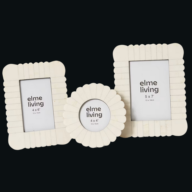 Senan 4x6in photo frame cream 18x2x23cm for 10x15cm pictures and prints