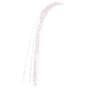 White Sequin Hanging Tree Pick 106cm Christmas floral decoration