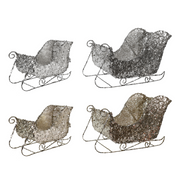 Ronis Sequins Sleighs 2pc Set Assorted