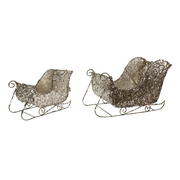 Ronis Sequins Sleighs 2pc Set Assorted