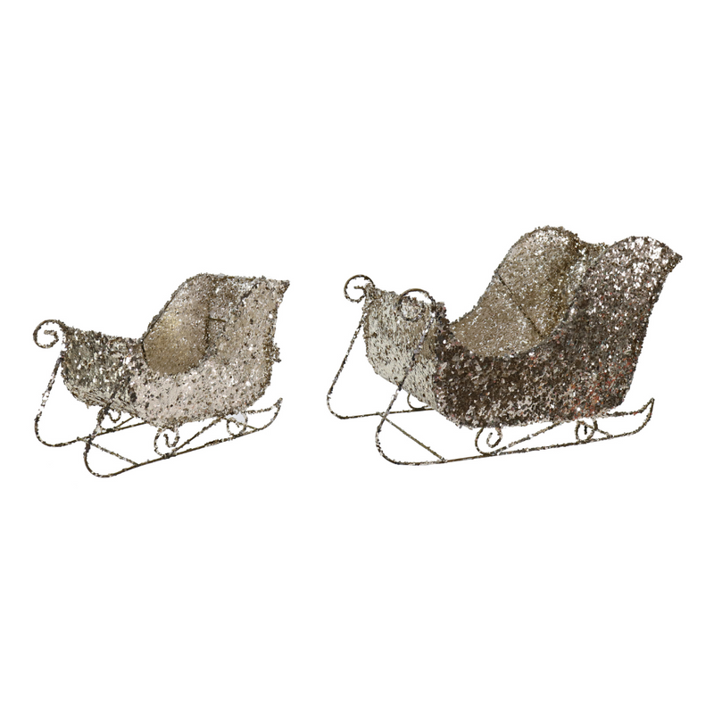 Ronis Sequins Sleighs 2pc Set Assorted