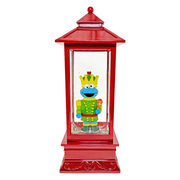 Sesame Street Cookie Monster Nutcracker lantern with Christmas theme for hanging holiday decor