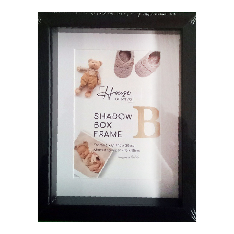 Ronis Shadow Box Photo Frame 15x20cm Black