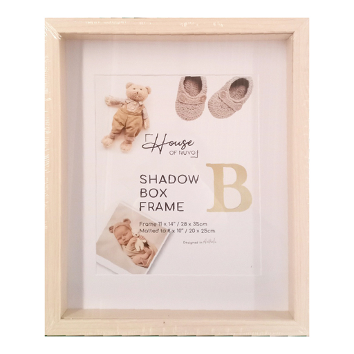 Ronis Shadow Box Photo Frame 28x35cm Natural