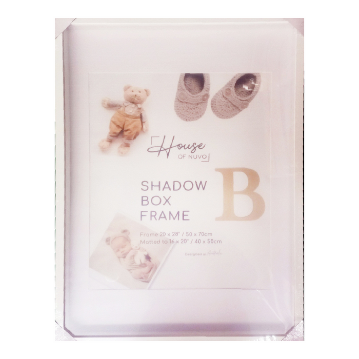 Photo Frame Shadow Box 50x70cm White