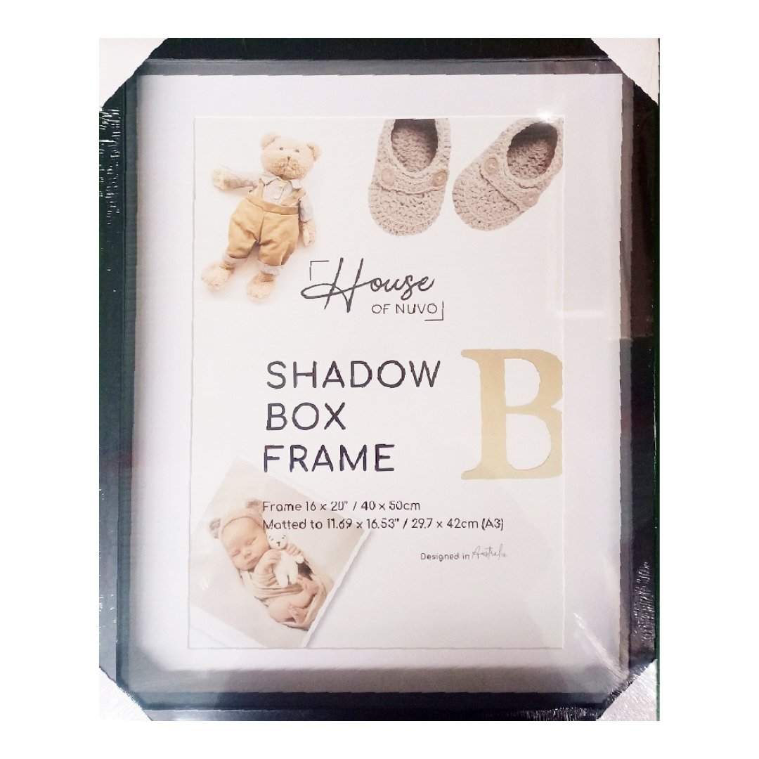 Photo Frame Shadow Box 40x50cm Black
