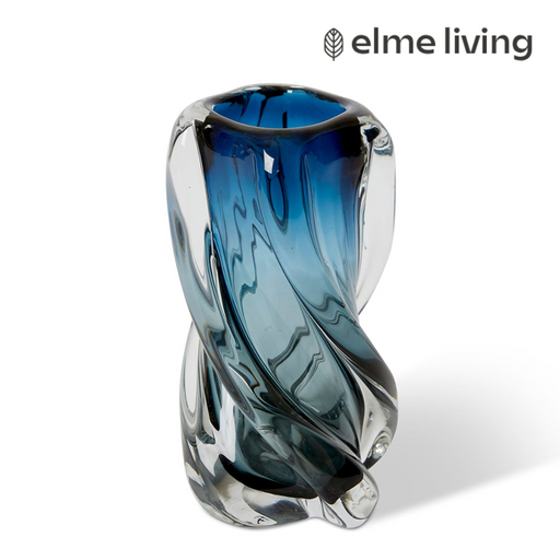 Ronis Sharik Vase Blue 11x11x20cm