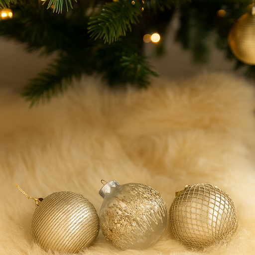 Shatterproof bauble 8cm in assorted taupe shades, durable and stylish for adding elegance to Christmas tree decorations.