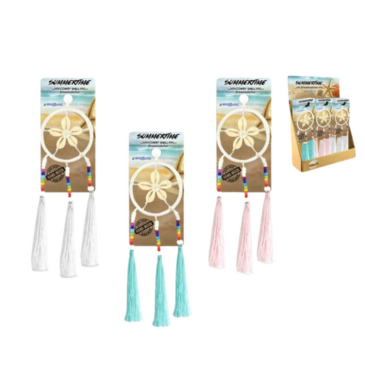 Ronis Shell Dream Catcher with Tassels Assorted