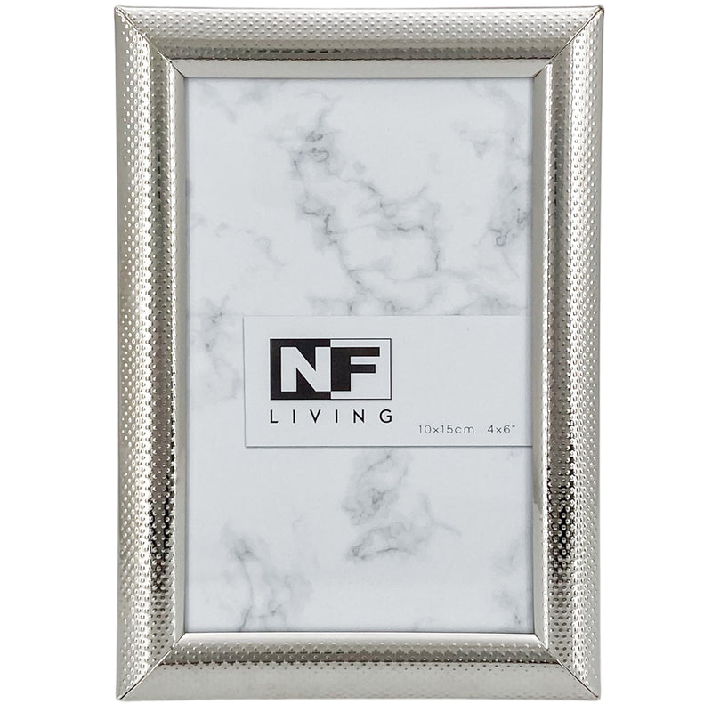 Shine Bright decorative photo frame 10x15cm (4x6in) with glam detailing, stylish picture frame for home décor.