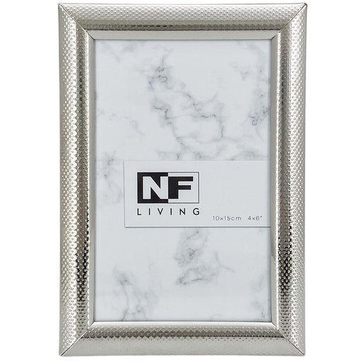 Shine Bright decorative photo frame 10x15cm (4x6in) with glam detailing, stylish picture frame for home décor.