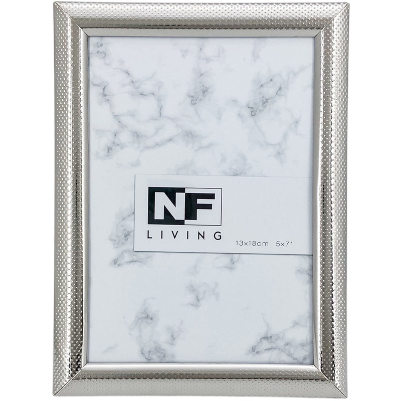 Shine Bright decorative photo frame 13x18cm (5x7in) with glam detailing, stylish picture frame for home décor.