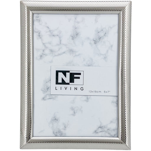 Shine Bright decorative photo frame 13x18cm (5x7in) with glam detailing, stylish picture frame for home décor.