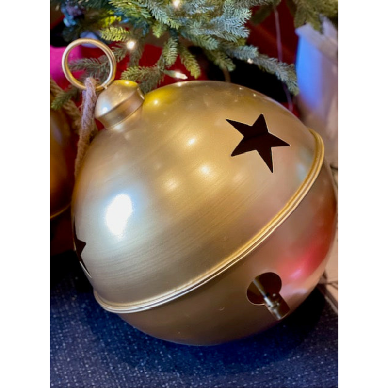 Ronis Shiny Jumbo Bells Set of 3 45cm Gold