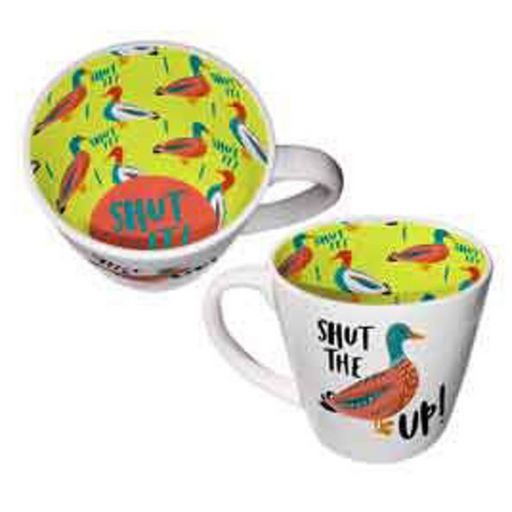 Ronis Shut The Duck Up Inside Out Mug 410ml