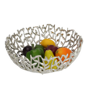 Ronis Silver Coral Decor Bowl 34cm – thumbnail