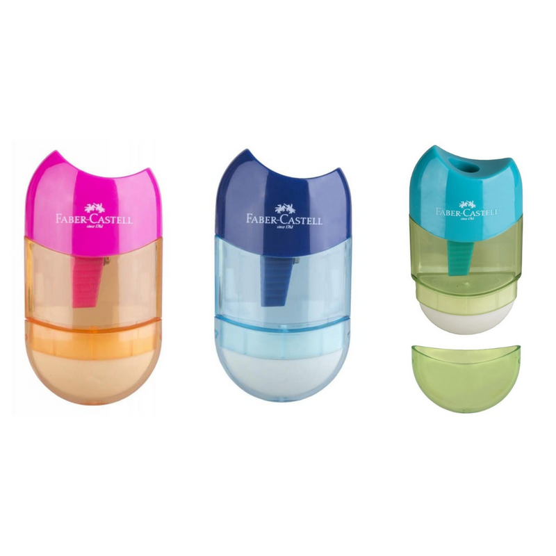 Ronis Single Hole with Catch Sharpener+Eraser Assorted