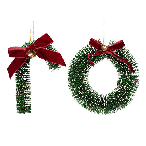 Ronis Sisal S Wreath and Cane 12x4cm 8.5X10cm Assorted