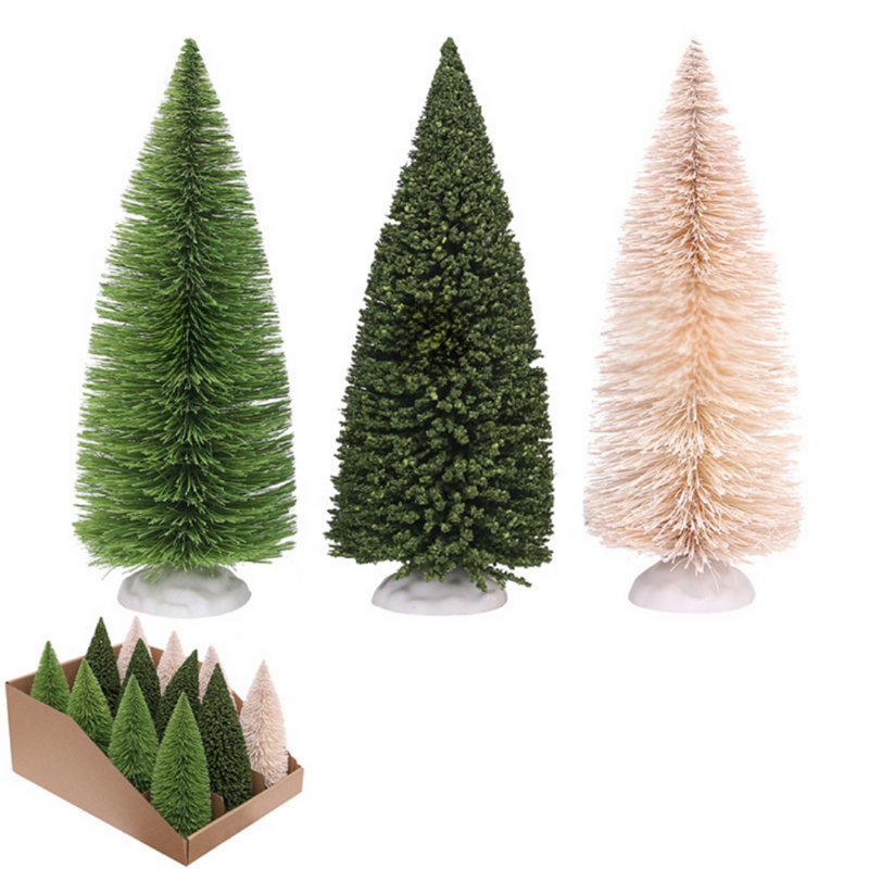 Sisal Tree Green Ivory 22cm Assorted