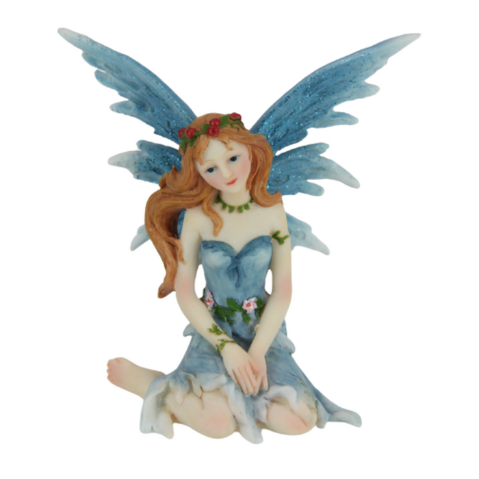 Ronis Sitting Fairy with Wings 11cm 3 Asstd