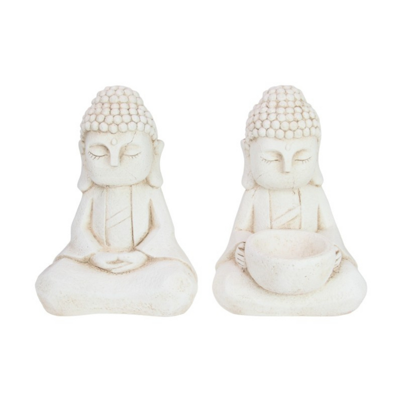 Ronis Sitting Buddha 32cm Cream Assorted