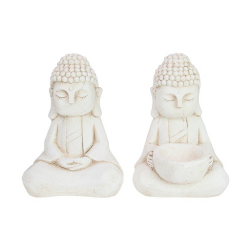 Ronis Sitting Buddha 32cm Cream Assorted