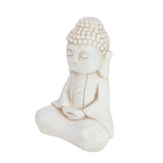 Ronis Sitting Buddha 32cm Cream Assorted