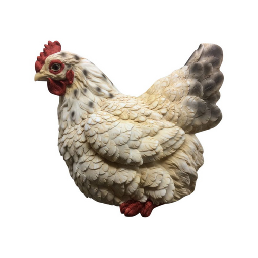 Ronis Sitting Chicken 26cm White