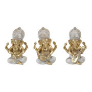 Sitting Ganesh with Musical Instrument 23cm assorted decorative figurines