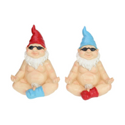 Ronis Sitting Naked Yoga Gnome Man 29cm Assorted – thumbnail