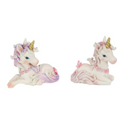 Ronis Sitting Unicorn with Butterfly 8cm Assorted