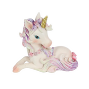 Ronis Sitting Unicorn with Butterfly 8cm Assorted