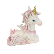 Ronis Sitting Unicorn with Butterfly 8cm Assorted
