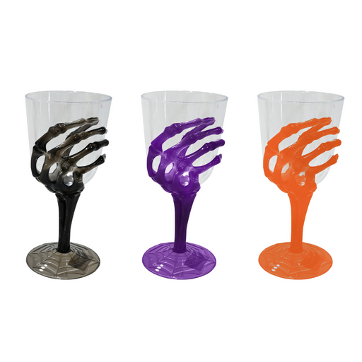 Ronis Skeleton Hand Cup 350ml 3 Asstd