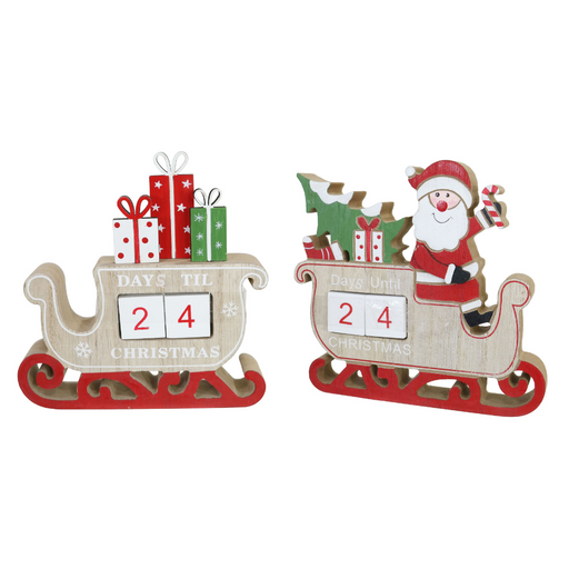 Ronis Sleigh Count Down Deco Assorted