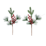 Ronis Snowy Pine Berries 49cm