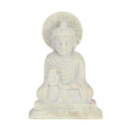 Ronis Soapstone Chakra Buddha 10cm