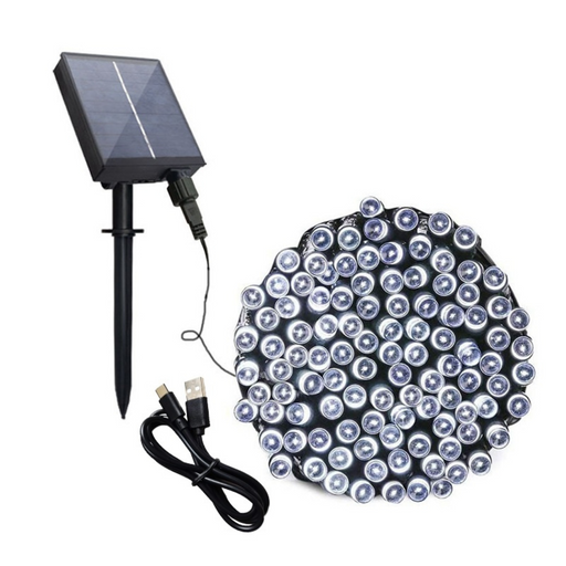 Ronis Solar USB Dual LED Fairy Lights 300 Cool