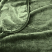 Mink Blanket DB Green 200x220cm 3.7Kg 800GSM – thumbnail