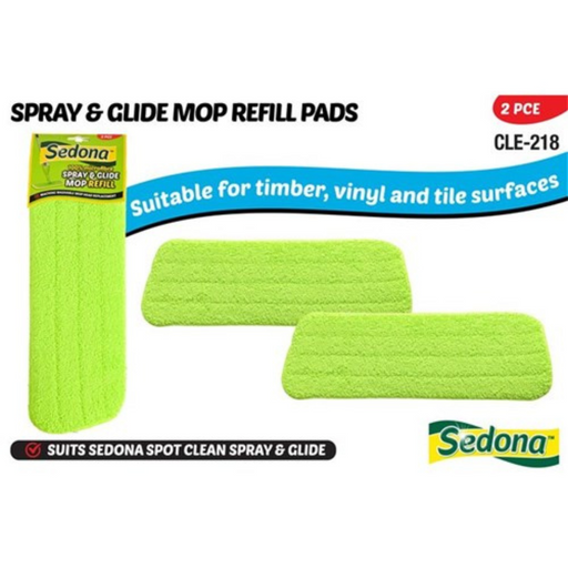 Ronis Spray and Glide Mop Refill Pads 2pce Sedona