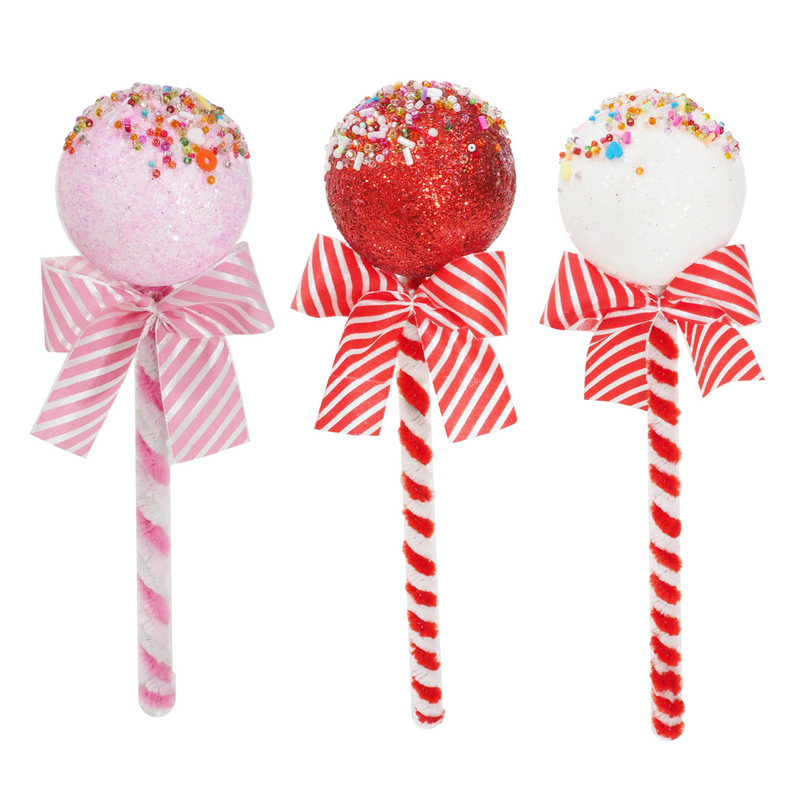 Sprinkles Candycane Lollipop